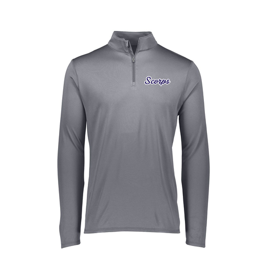 [FTLQFLGY-FAXS-LOGO3] Decker Women's Flex-Lite 1/4 Zip Shirt (Female Adult XS, Gray, Logo 3)